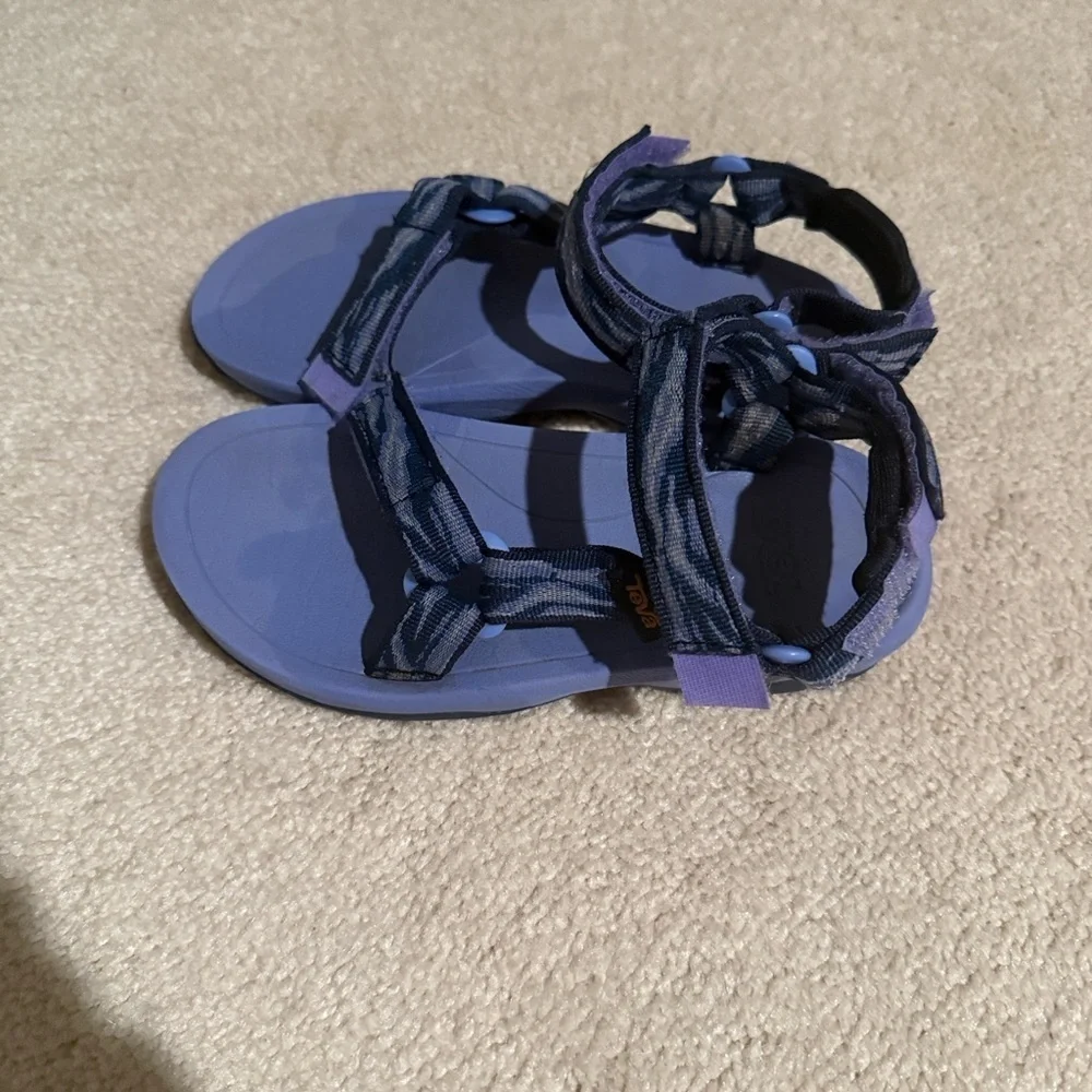Teva Lilac and Navy Kids' Outdoor Sandals